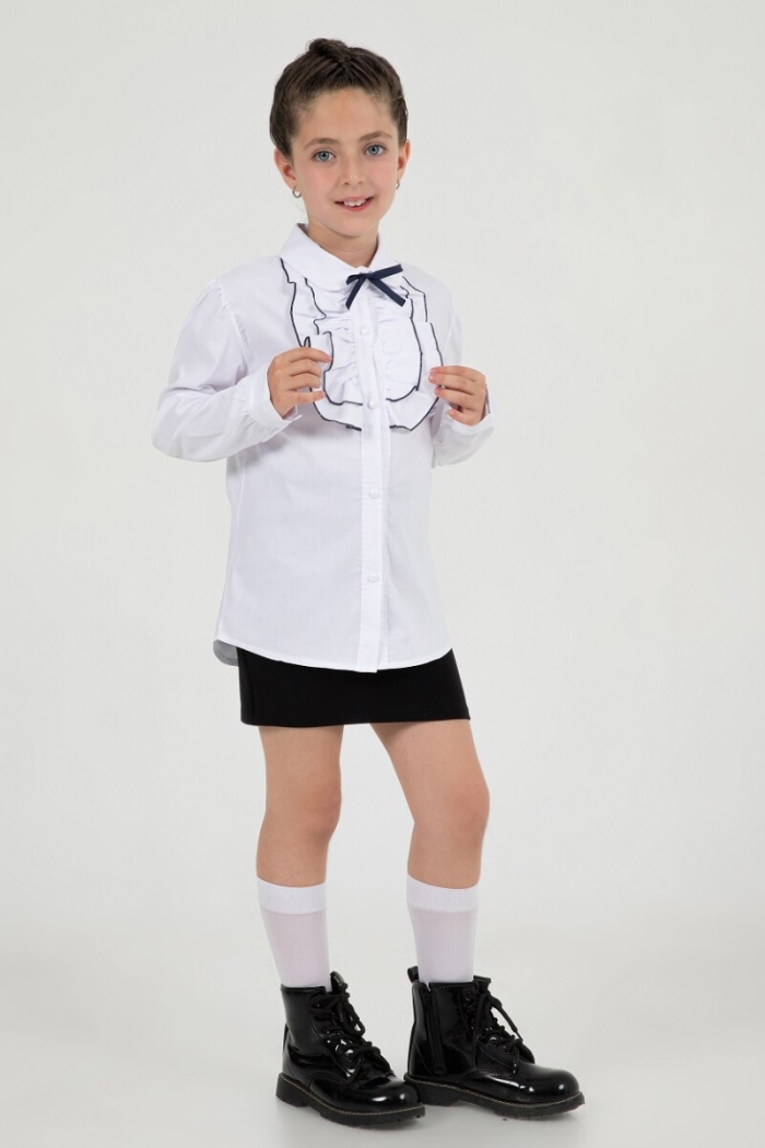 Wholesale Girls School Fornal Shirt 7-10Y - Producer: Büşra Bebe - Wholesale Kids & Baby Clothes From Turkey - TheBS Kids
