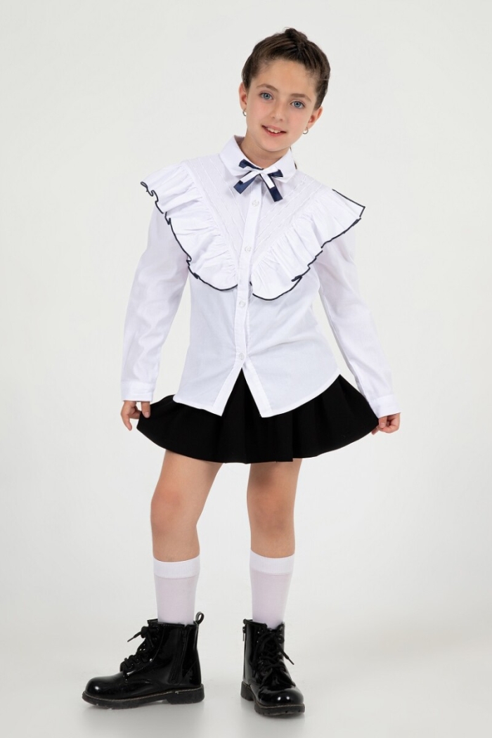 Wholesale Girls School Fornal Shirt 7-10Y - Producer: Büşra Bebe - Wholesale Kids & Baby Clothes From Turkey - TheBS Kids