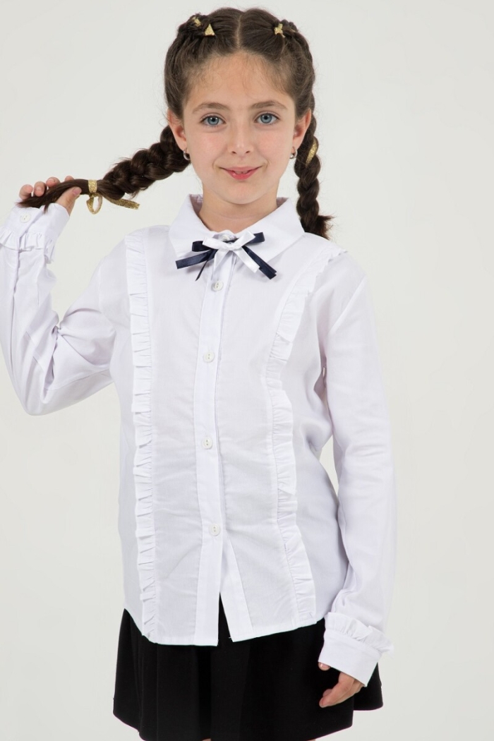 Wholesale Girls School Fornal Shirt 7-10Y - Producer: Büşra Bebe - Wholesale Kids & Baby Clothes From Turkey - TheBS Kids