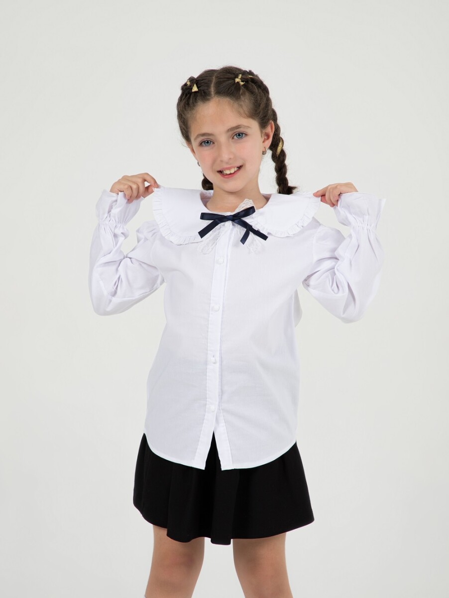 Wholesale Girls School Fornal Shirt 7-10Y - Producer: Büşra Bebe - Wholesale Kids & Baby Clothes From Turkey - TheBS Kids