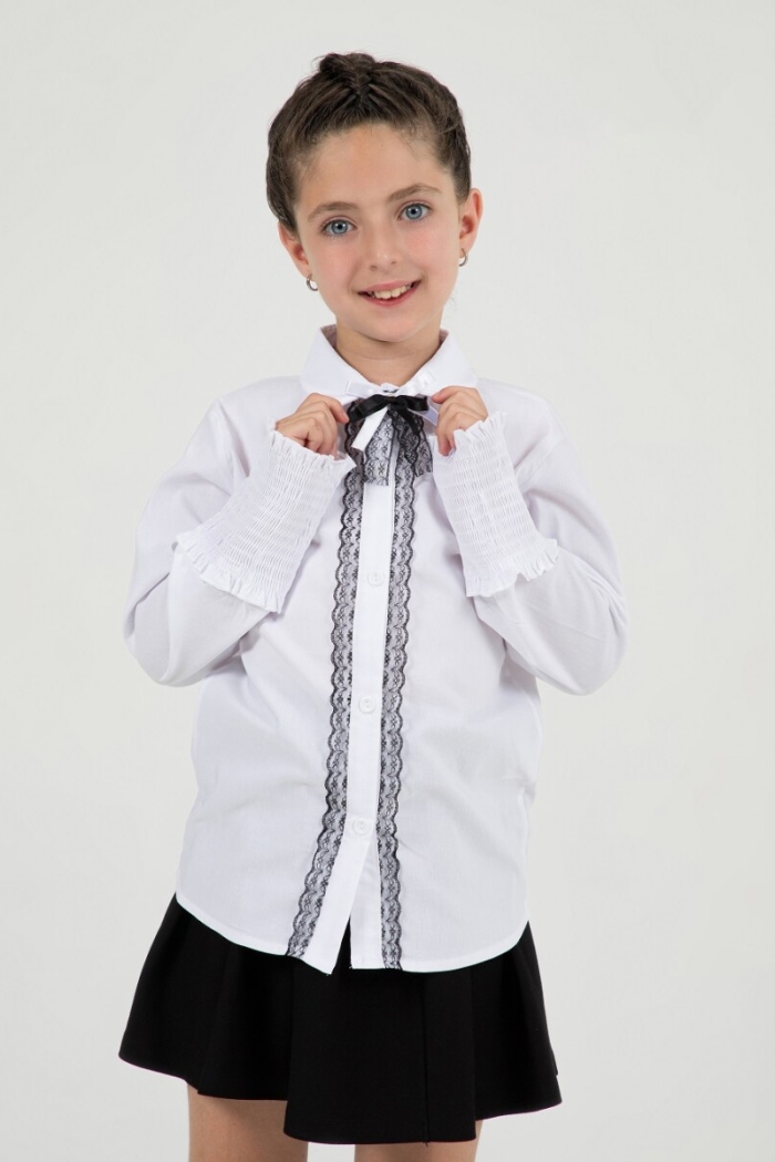 Wholesale Girls School Fornal Shirt 7-10Y - Producer: Büşra Bebe - Wholesale Kids & Baby Clothes From Turkey - TheBS Kids