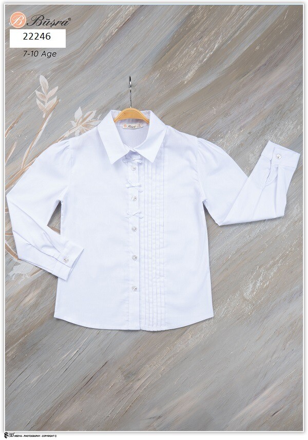Wholesale Girls Shirt with Rib 7-10Y - Producer: Büşra Bebe - Wholesale Kids & Baby Clothes From Turkey - TheBS Kids