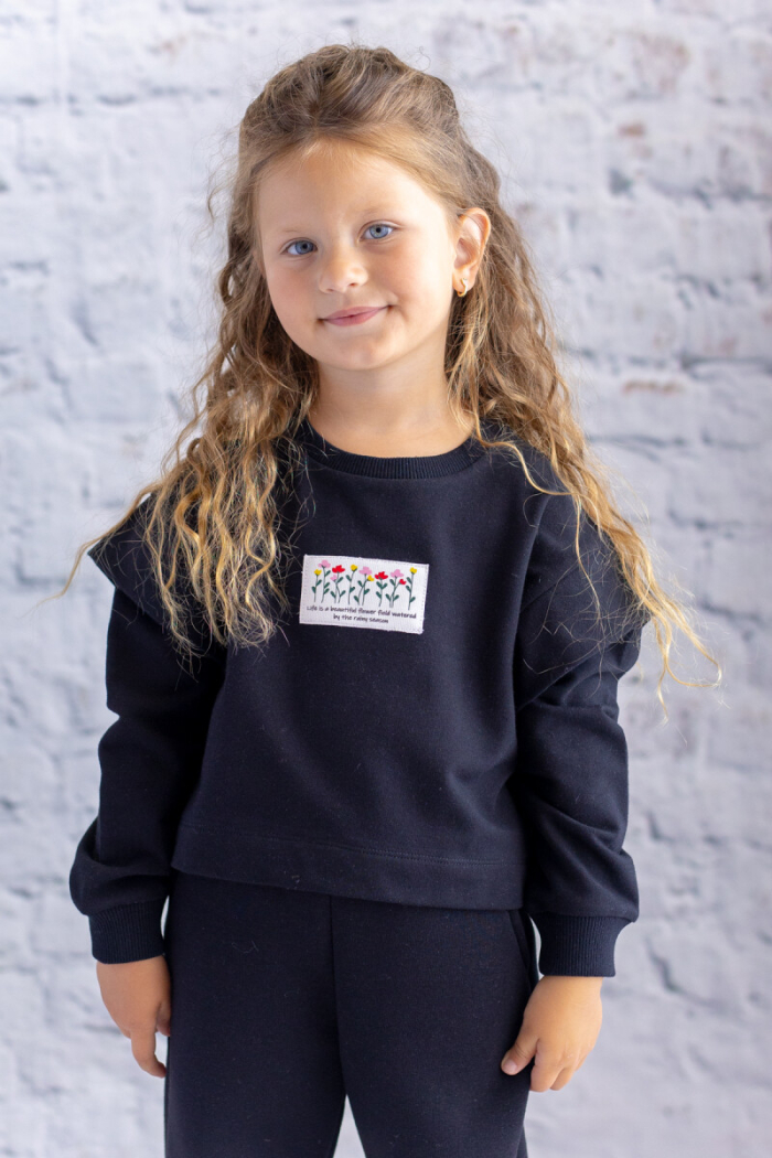 Wholesale Girl's Sleeve Detailed Sweatshirt 1-12Y - Producer: Zeyland - Wholesale Kids & Baby Clothes From Turkey - TheBS Kids