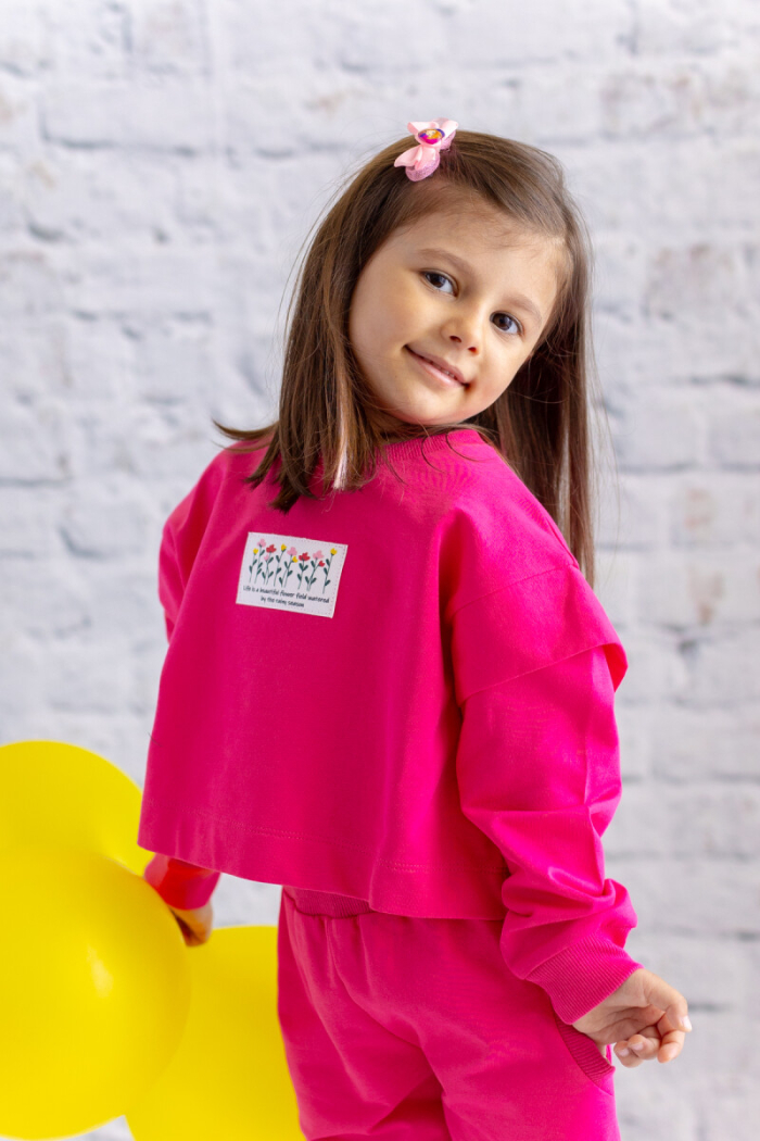 Wholesale Girl's Sleeve Detailed Sweatshirt 1-12Y - Producer: Zeyland - Wholesale Kids & Baby Clothes From Turkey - TheBS Kids