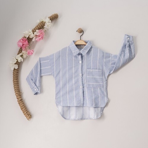 Wholesale Girls Striped Shirt 7-10Y - Producer: Büşra Bebe - Wholesale Kids & Baby Clothes From Turkey - TheBS Kids