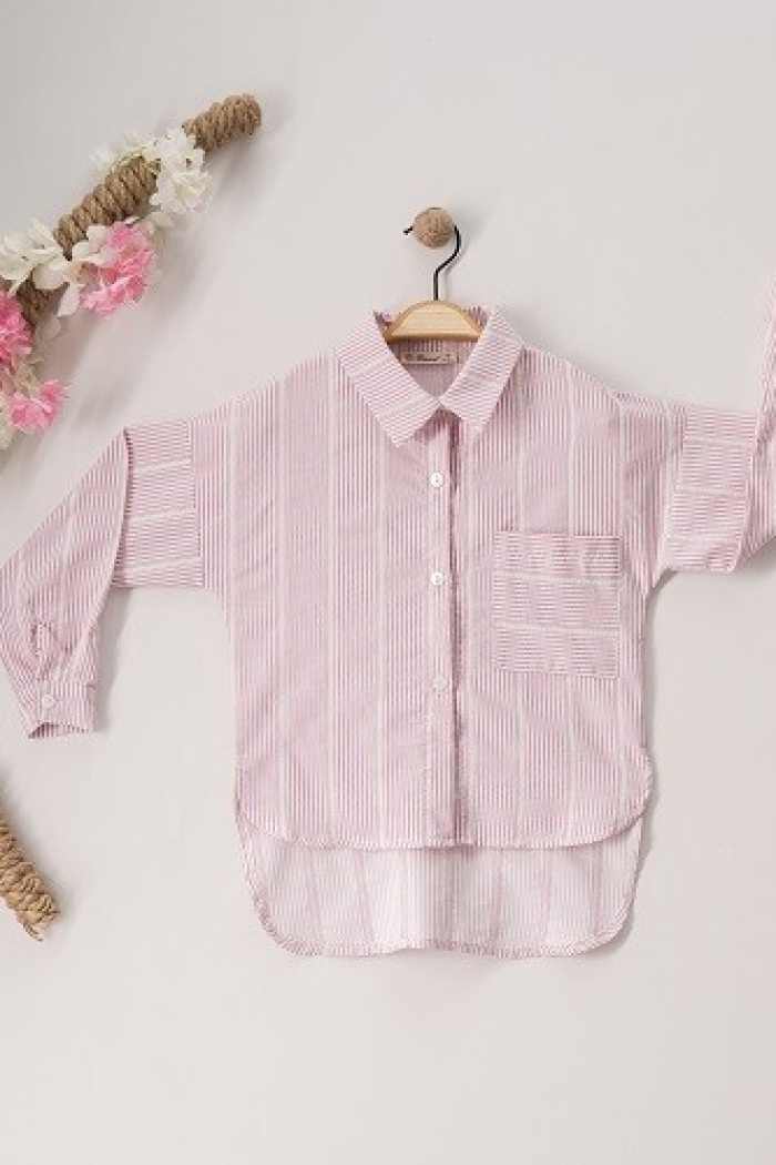 Wholesale Girls Striped Shirt 7-10Y - Producer: Büşra Bebe - Wholesale Kids & Baby Clothes From Turkey - TheBS Kids