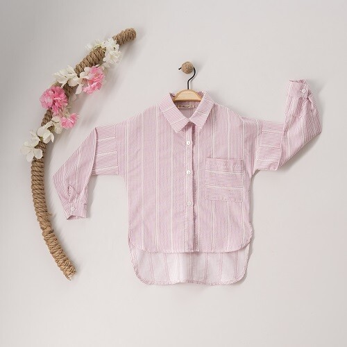 Wholesale Girls Striped Shirt 7-10Y - Producer: Büşra Bebe - Wholesale Kids & Baby Clothes From Turkey - TheBS Kids