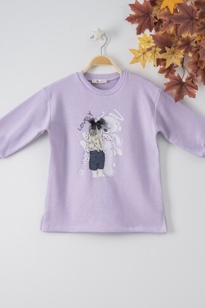 Wholesale Girls Sweat with Printed 3-6Y - Producer: Büşra Bebe - Wholesale Kids & Baby Clothes From Turkey - TheBS Kids