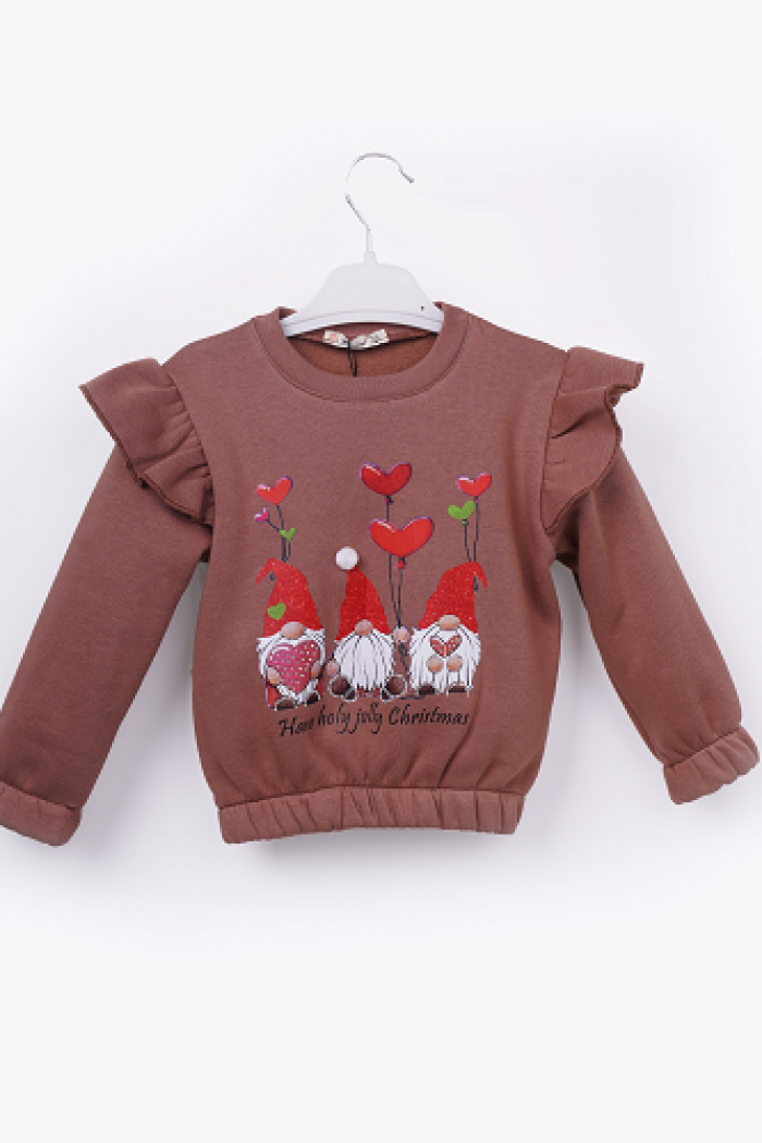 Wholesale Girls Sweatshirt 3-6Y - Producer: Büşra Bebe - Wholesale Kids & Baby Clothes From Turkey - TheBS Kids