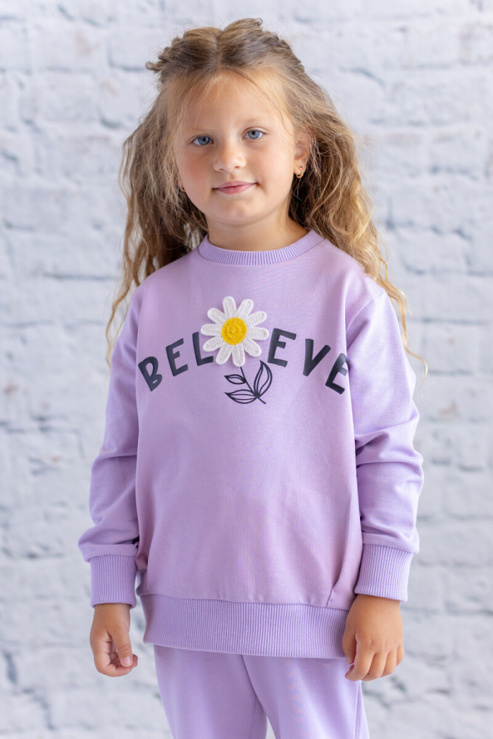 Wholesale Girl's Sweatshirt with Flower Accessories 1-12Y - Producer: Zeyland - Wholesale Kids & Baby Clothes From Turkey - TheBS Kids