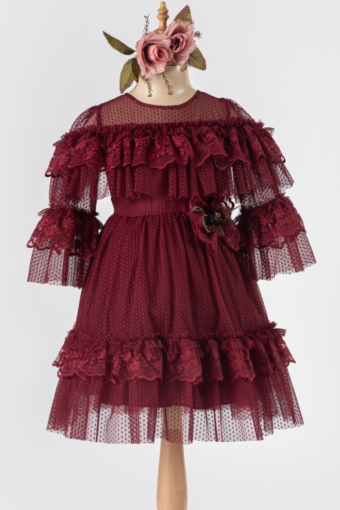 Wholesale Girls Tulle Dress 5-8Y - Producer: Tivido - Wholesale Kids & Baby Clothes From Turkey - TheBS Kids