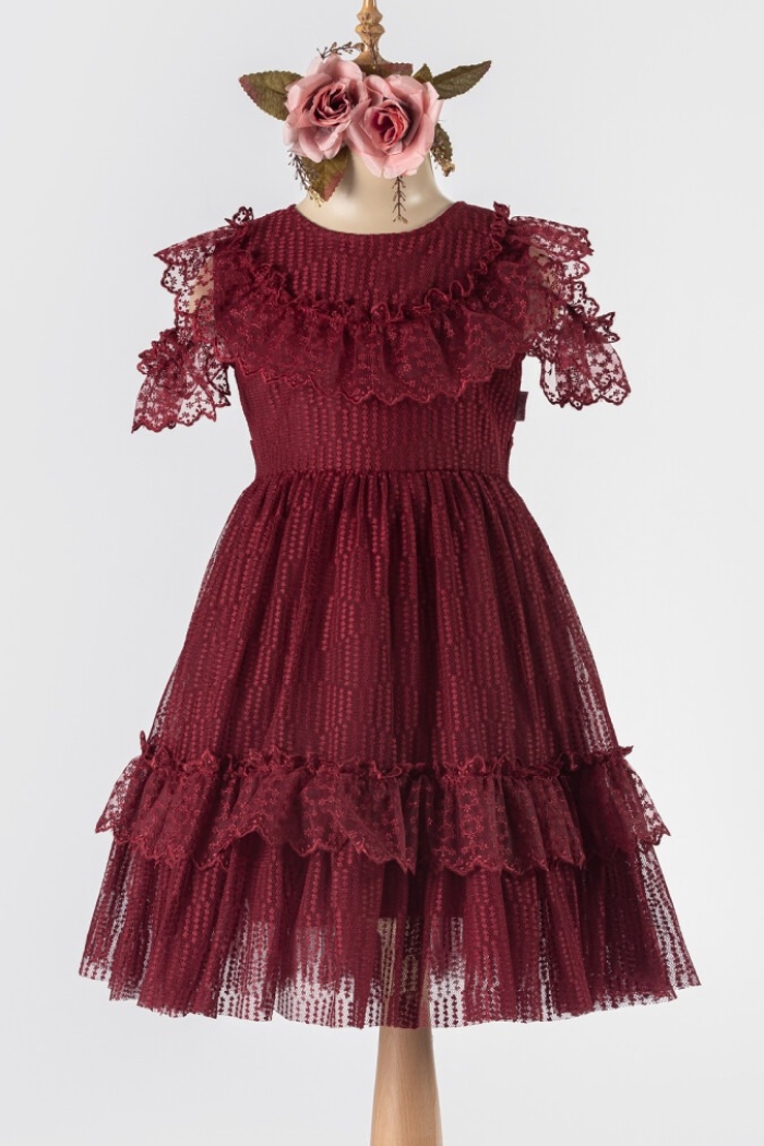 Wholesale Girls Tulle Dress 6-12Y - Producer: Tivido - Wholesale Kids & Baby Clothes From Turkey - TheBS Kids