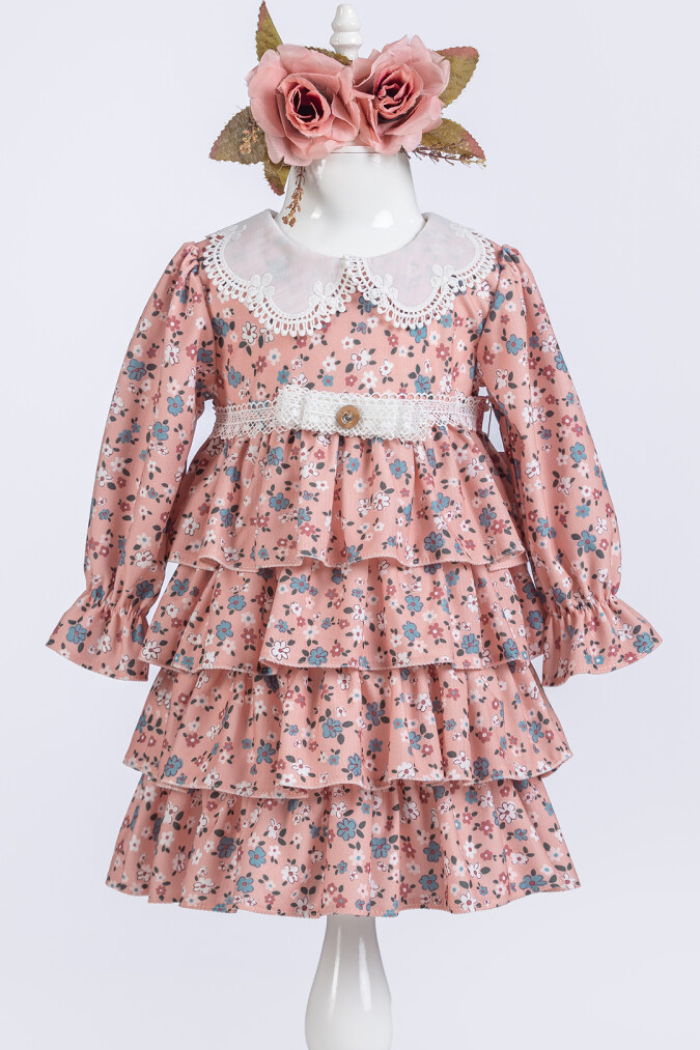 Wholesale Girls Winter Dress 2-5Y - Producer: Tivido - Wholesale Kids & Baby Clothes From Turkey - TheBS Kids