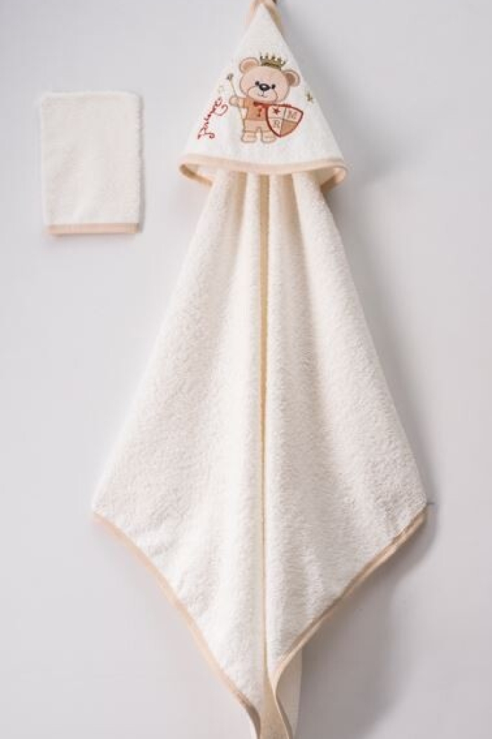 Wholesale Kids Unisex 2-Piece Set with Scrub Mitt and Towel 75x80 - Producer: Ramel Kids - Wholesale Kids & Baby Clothes From Turkey - TheBS Kids