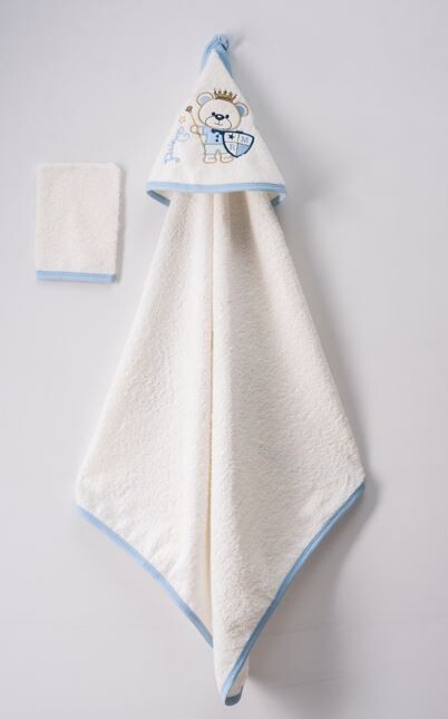 Wholesale Kids Unisex 2-Piece Set with Scrub Mitt and Towel 75x80 - Producer: Ramel Kids - Wholesale Kids & Baby Clothes From Turkey - TheBS Kids