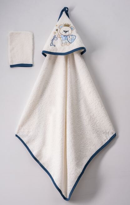 Wholesale Kids Unisex 2-Piece Set with Scrub Mitt and Towel 75x80 - Producer: Ramel Kids - Wholesale Kids & Baby Clothes From Turkey - TheBS Kids
