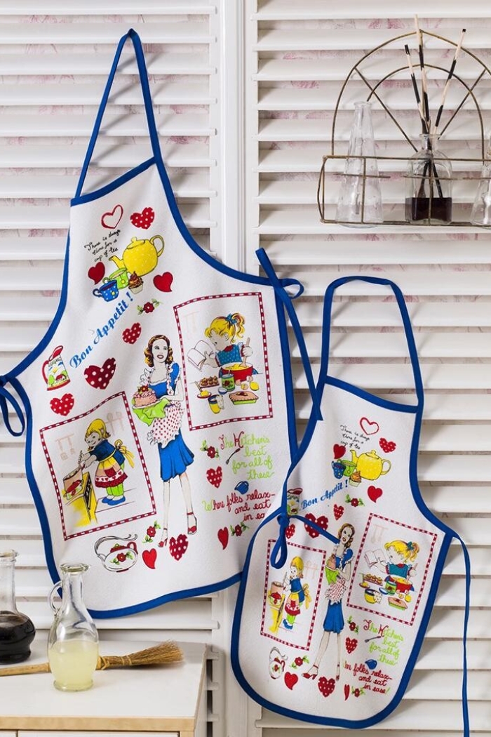 Wholesale Mother and Child Apron Set 5-12Y - Producer: Ramel Kids - Wholesale Kids & Baby Clothes From Turkey - TheBS Kids