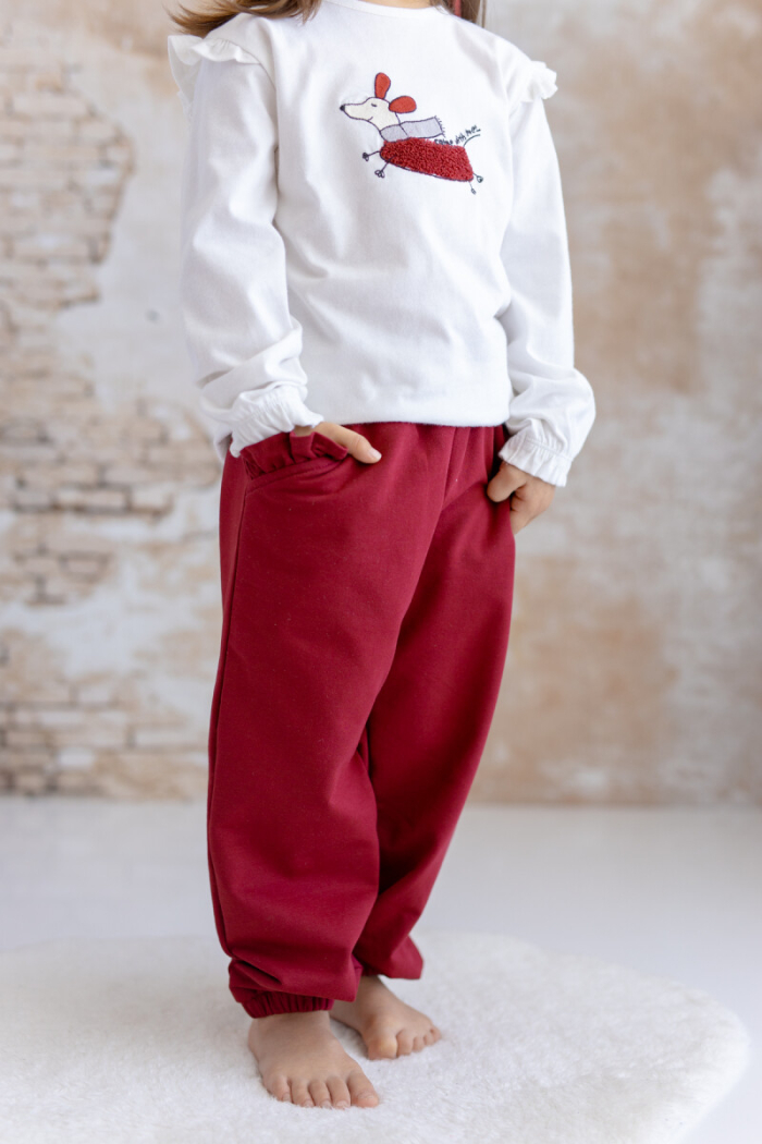Wholesale Ruffled Pocket Sweatpants for Girls 5-8Y - Producer: Zeyland - Wholesale Kids & Baby Clothes From Turkey - TheBS Kids