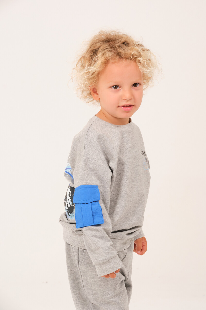 Wholesale Striped Pocket Detail Sweatshirt for Boys - Producer: Zeyland - Wholesale Kids & Baby Clothes From Turkey - TheBS Kids