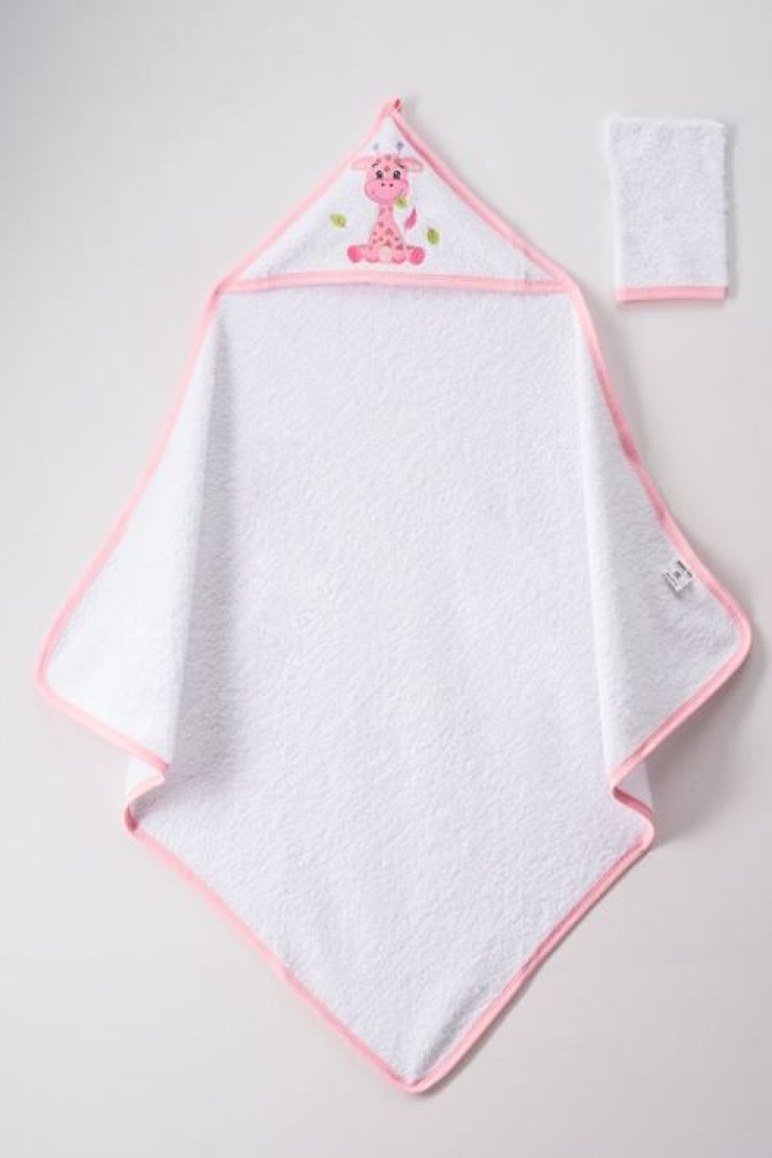 Wholesale Unisex 2-Piece Baby Set with Scrub Mitt and Towel 80x80cm - Producer: Ramel Kids - Wholesale Kids & Baby Clothes From Turkey - TheBS Kids