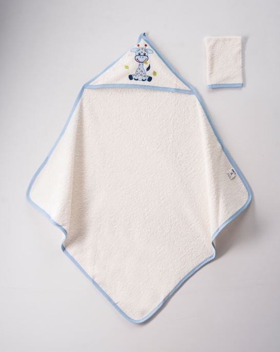 Wholesale Unisex 2-Piece Set with Scrub Mitt and Towel 80x80 - Producer: Ramel Kids - Wholesale Kids & Baby Clothes From Turkey - TheBS Kids