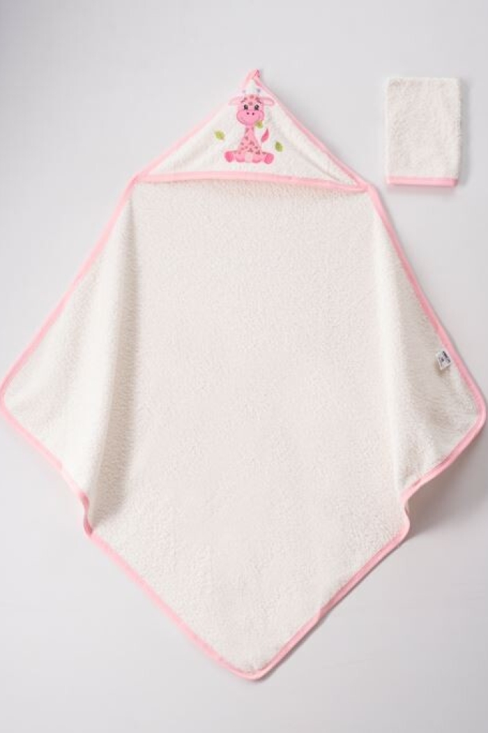 Wholesale Unisex 2-Piece Set with Scrub Mitt and Towel 80x80 - Producer: Ramel Kids - Wholesale Kids & Baby Clothes From Turkey - TheBS Kids