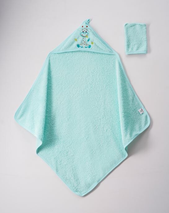 Wholesale Unisex 2-Piece Set with Scrub Mitt and Towel 80x80 - Producer: Ramel Kids - Wholesale Kids & Baby Clothes From Turkey - TheBS Kids