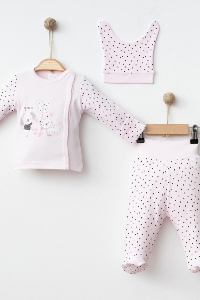 Wholesale Unisex Baby 3-Piece Newborn Set 0-3M - Producer: Gümüş Baby - Wholesale Kids & Baby Clothes From Turkey - TheBS Kids