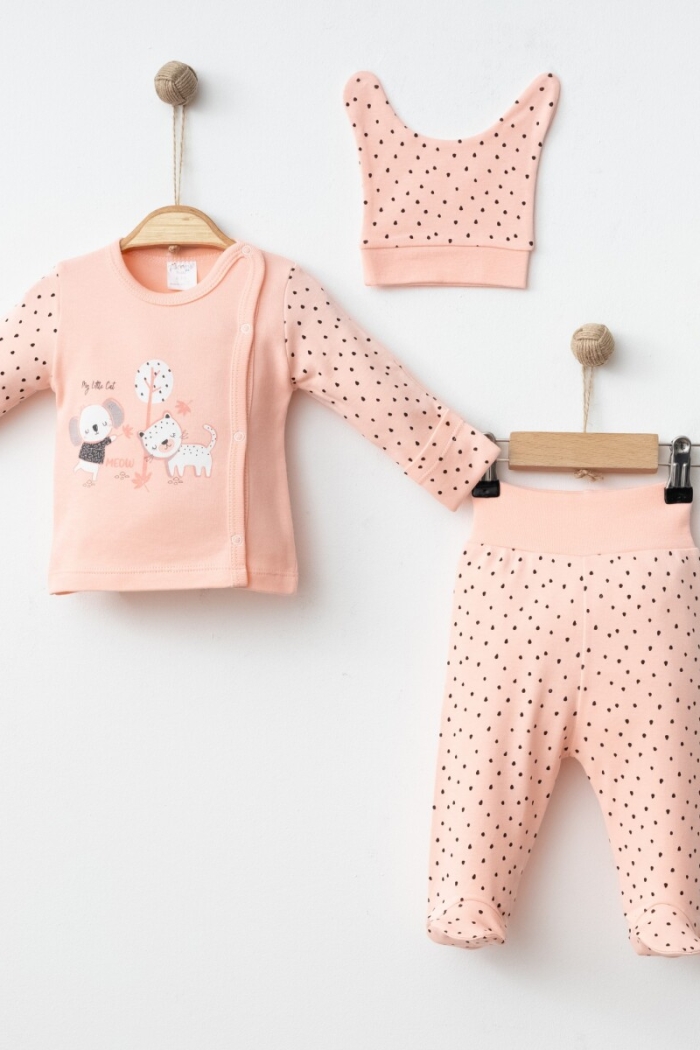 Wholesale Unisex Baby 3-Piece Newborn Set 0-3M - Producer: Gümüş Baby - Wholesale Kids & Baby Clothes From Turkey - TheBS Kids