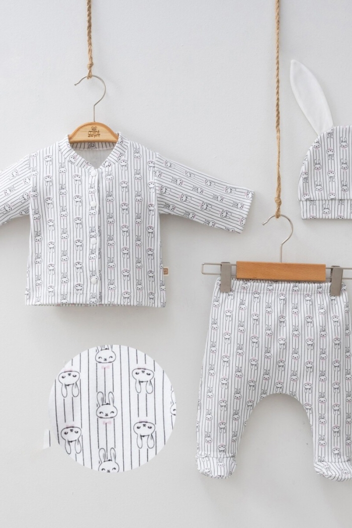 Wholesale Unisex Baby 5-Piece Newborn Set 0-3M - Producer: Minizeyn - Wholesale Kids & Baby Clothes From Turkey - TheBS Kids