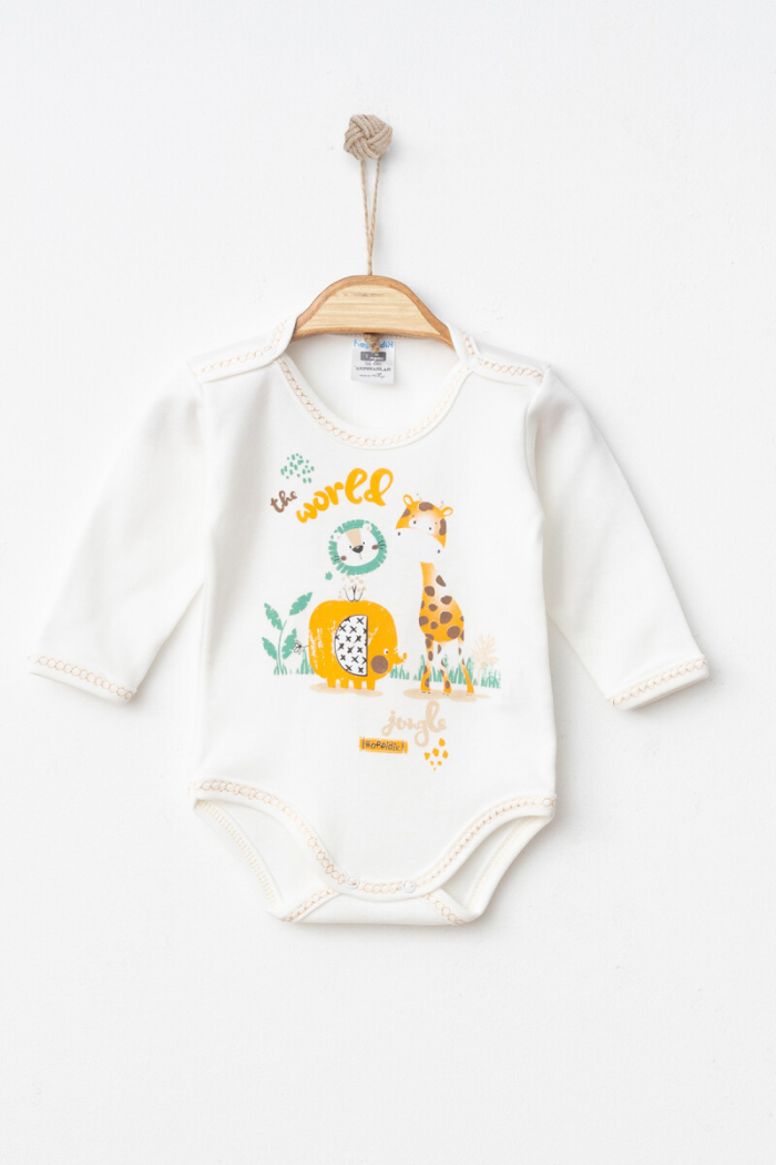 Wholesale Unisex Baby Bodysuit 0-3M - Producer: Hoppidik - Wholesale Kids & Baby Clothes From Turkey - TheBS Kids