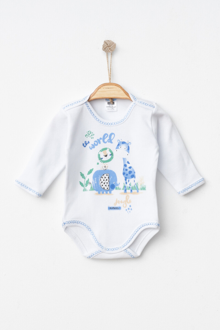 Wholesale Unisex Baby Bodysuit 0-3M - Producer: Hoppidik - Wholesale Kids & Baby Clothes From Turkey - TheBS Kids