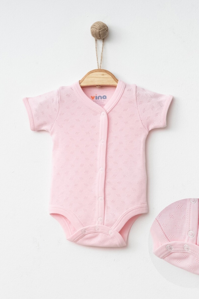 Wholesale Unisex Baby Jacquard Bodysuit 1-6M - Producer: Vina baby - Wholesale Kids & Baby Clothes From Turkey - TheBS Kids