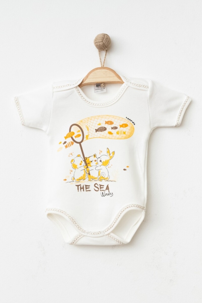 Wholesale Unisex Baby Onesies 1-6M - Producer: Hoppidik - Wholesale Kids & Baby Clothes From Turkey - TheBS Kids