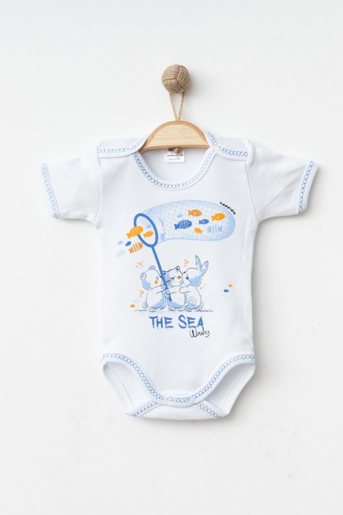 Wholesale Unisex Baby Onesies 1-6M - Producer: Hoppidik - Wholesale Kids & Baby Clothes From Turkey - TheBS Kids
