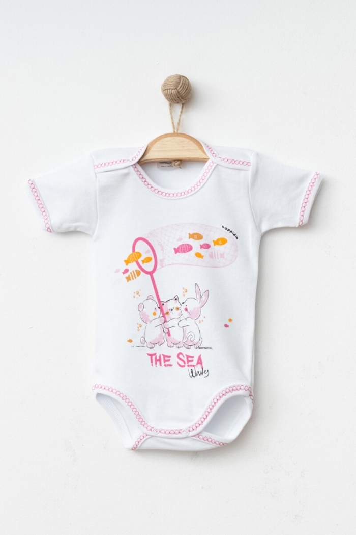 Wholesale Unisex Baby Onesies 1-6M - Producer: Hoppidik - Wholesale Kids & Baby Clothes From Turkey - TheBS Kids