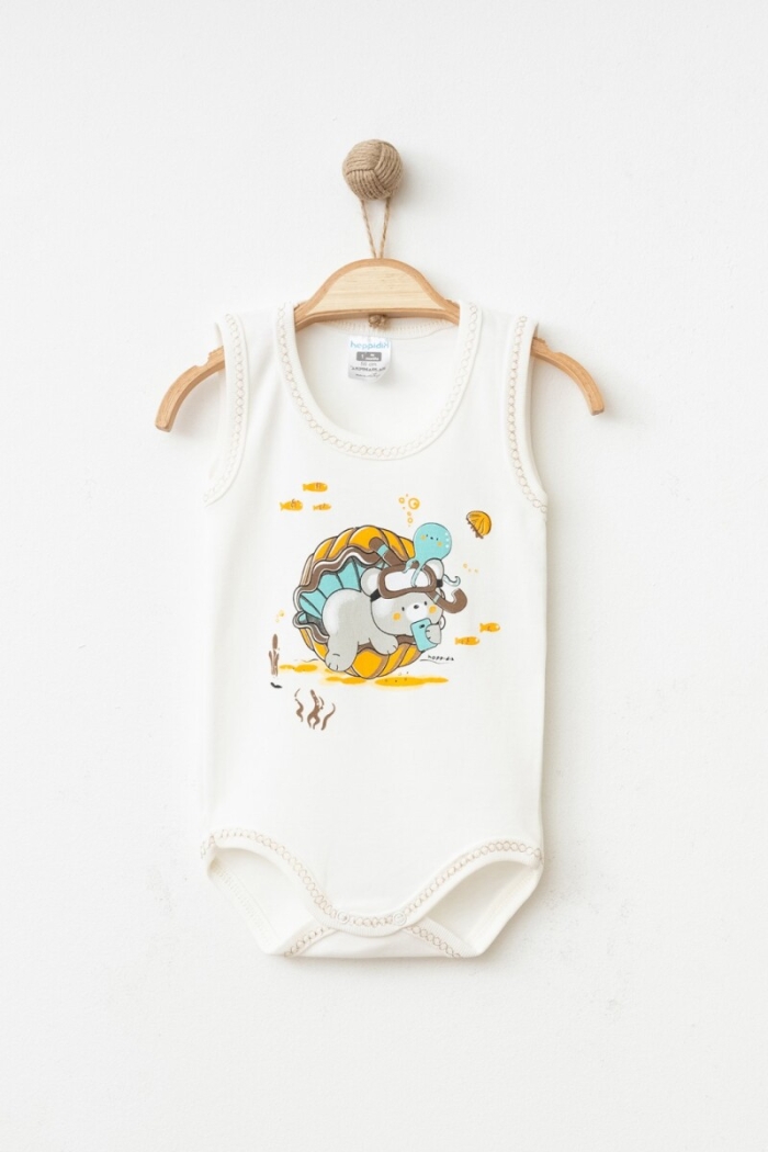 Wholesale Unisex Baby Onesies 1-6M - Producer: Hoppidik - Wholesale Kids & Baby Clothes From Turkey - TheBS Kids