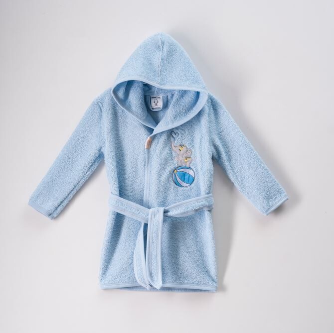 Wholesale Unisex Bathrobe 2-4Y - Producer: Ramel Kids - Wholesale Kids & Baby Clothes From Turkey - TheBS Kids