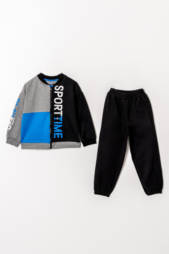 Wholessale Boys Zippered Tracksuit Set 6-9Y - Producer: Tuffy - Wholesale Kids & Baby Clothes From Turkey - TheBS Kids