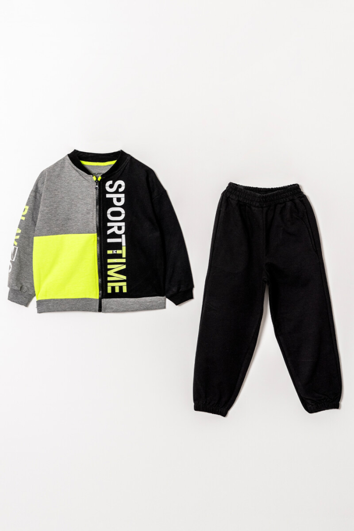 Wholessale Boys Zippered Tracksuit Set 6-9Y - Producer: Tuffy - Wholesale Kids & Baby Clothes From Turkey - TheBS Kids