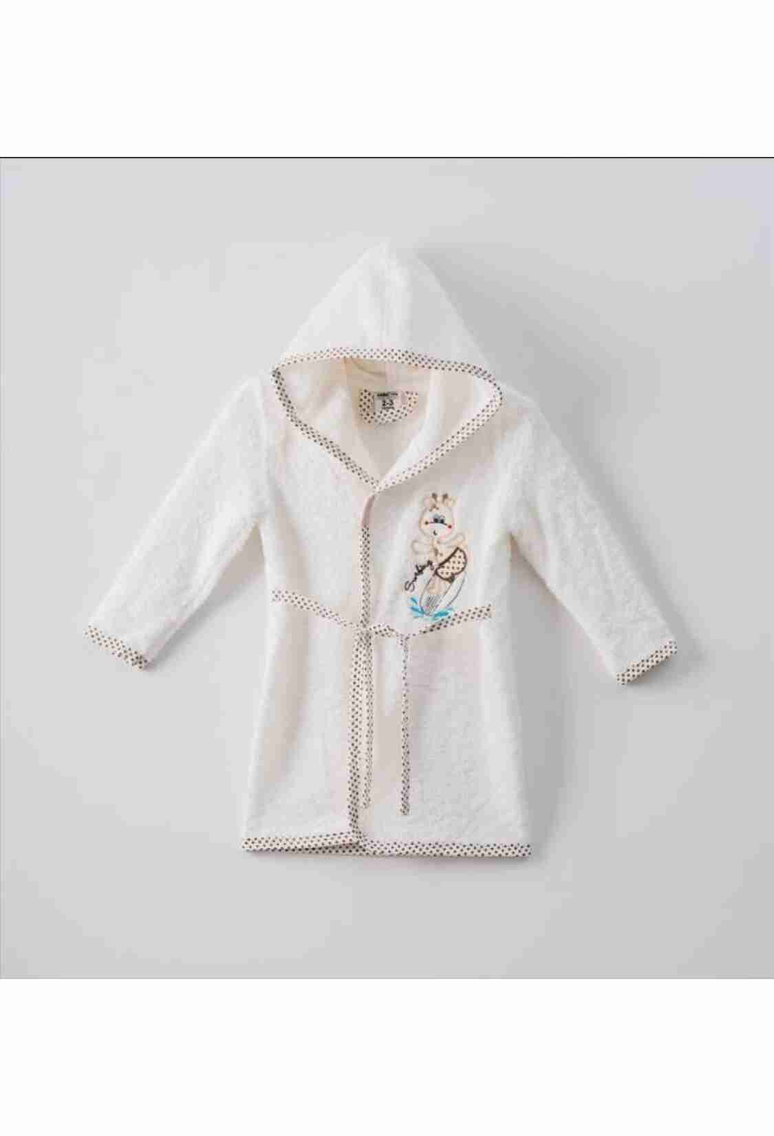 Towel and Bathrobe - 1-4 Yaş Bebe Bornoz 1072-451 - Brand: Ramel Kids - Kids & Bby Clothes From TheBS Kids Turkey