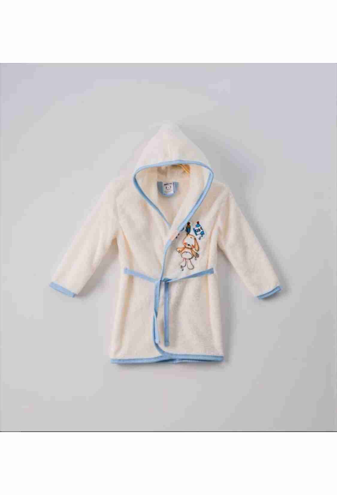 Towel and Bathrobe - 1-4 Yaş Bebek Bornozu 1072-418 - Brand: Ramel Kids - Kids & Bby Clothes From TheBS Kids Turkey