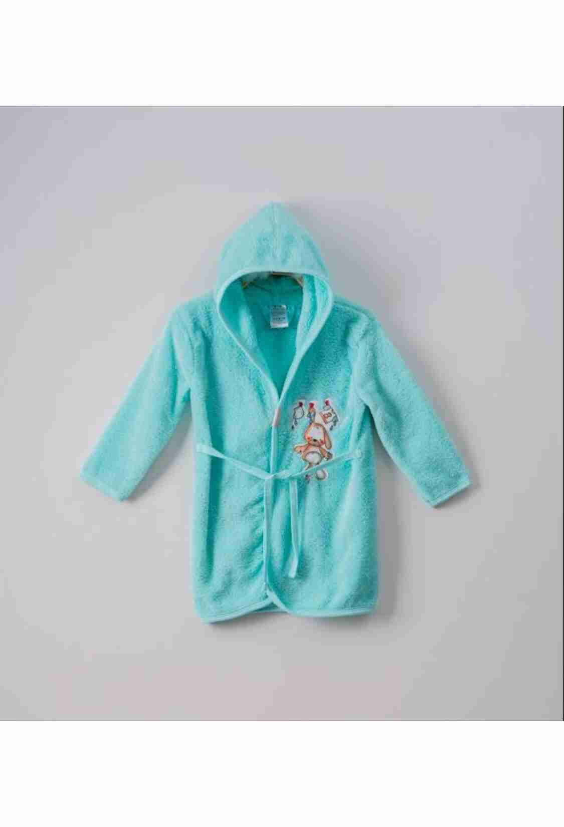 Towel and Bathrobe - 1-4 Yaş Bebek Bornozu 1072-418 - Brand: Ramel Kids - Kids & Bby Clothes From TheBS Kids Turkey