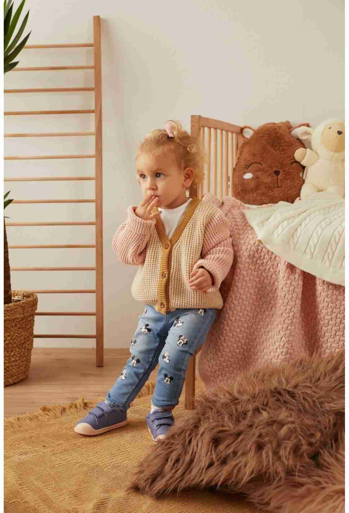 - 100% Organic Cotton With GOTS Certified Knitwear Color Block Cardigan 3-12M Uludağ Tirko 1061-21066 - Brand: Uludağ Triko - Kids & Bby Clothes From TheBS Kids Turkey