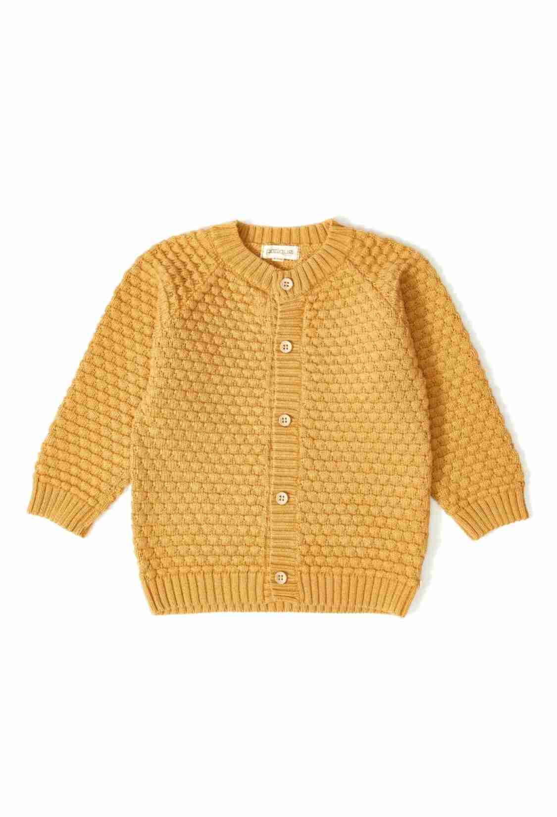 - 100% Organic Cotton With GOTS Certified Knitwear Mini Bubble Cardigan 12-36M 1061 - 121069 - Brand: Uludağ Triko - Kids & Bby Clothes From TheBS Kids Turkey