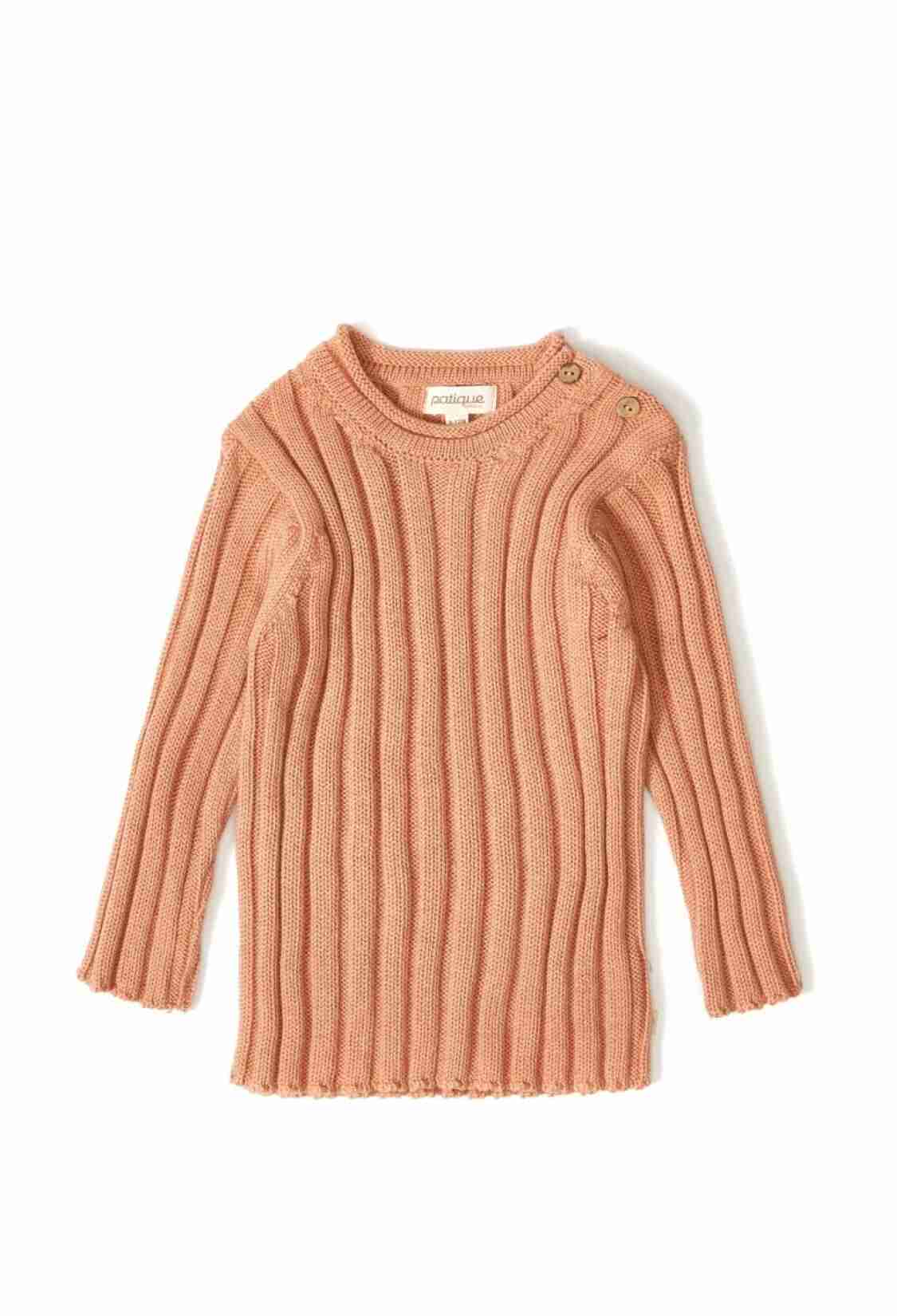 - 100% Organic Cotton With GOTS Certified Knitwear Ribbed Sweater 12-36M 1061 - 121064 - Brand: Uludağ Triko - Kids & Bby Clothes From TheBS Kids Turkey