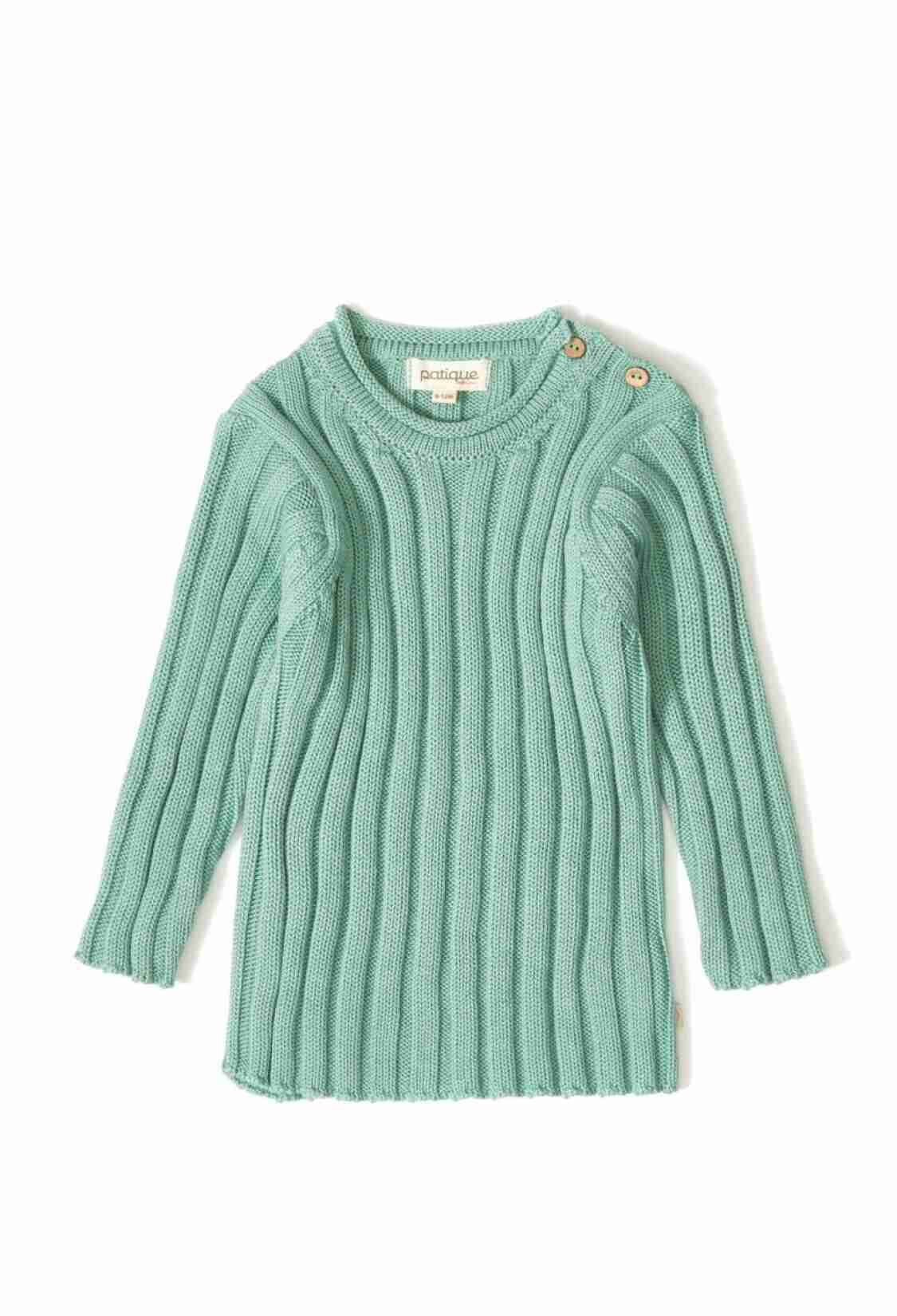 - 100% Organic Cotton With GOTS Certified Knitwear Ribbed Sweater 3-12M Patique 1061-21064 - Brand: Uludağ Triko - Kids & Bby Clothes From TheBS Kids Turkey