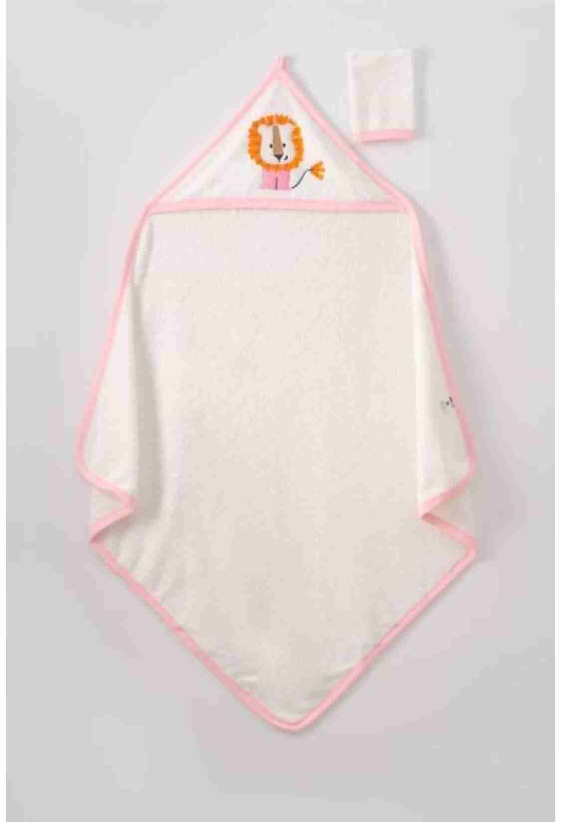Towel and Bathrobe - 100x100 BEBE KAPŞONLU HAVLU 1072-364 - Brand: Ramel Kids - Kids & Bby Clothes From TheBS Kids Turkey
