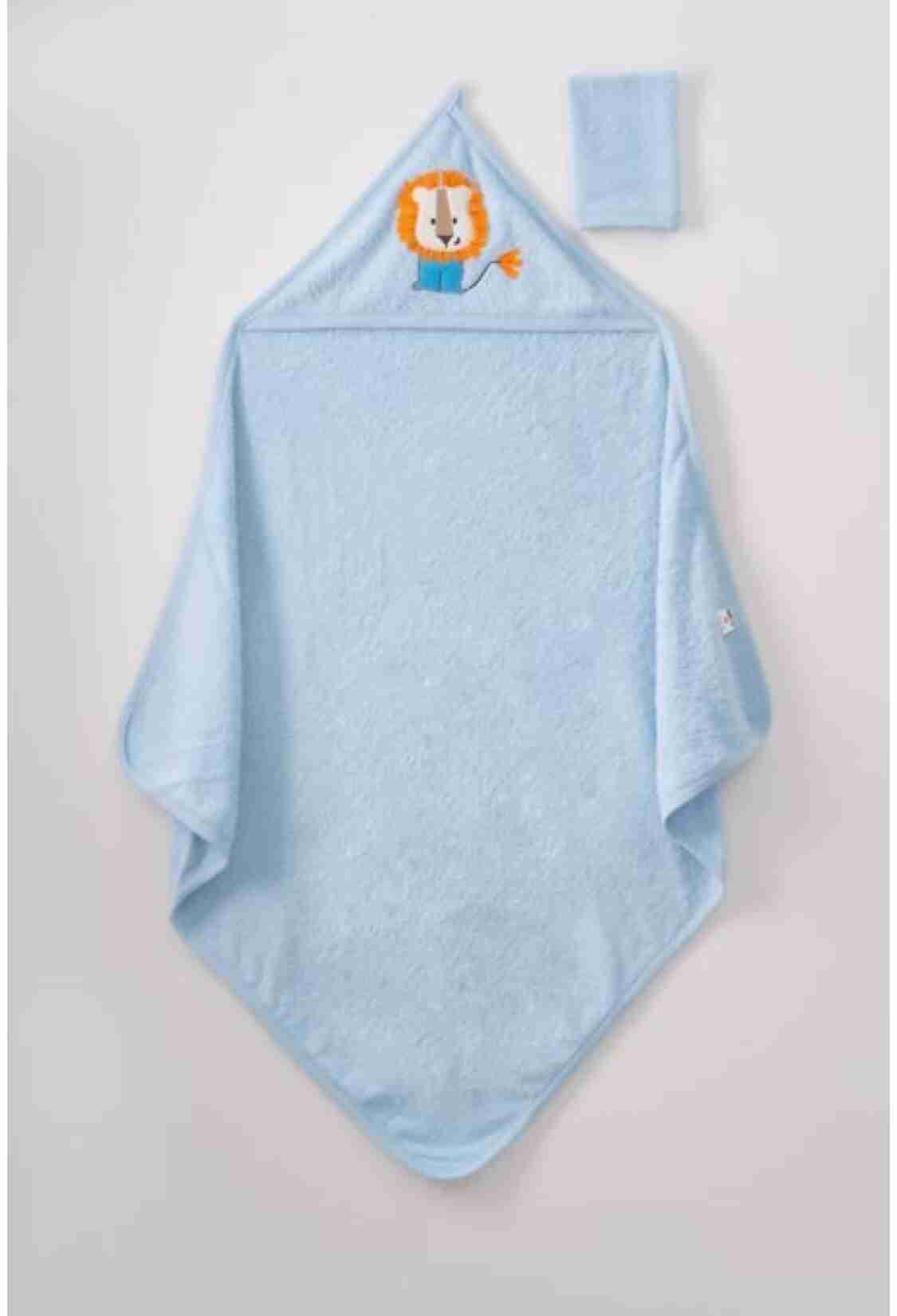 Towel and Bathrobe - 100x100 BEBE KAPŞONLU HAVLU 1072-364 - Brand: Ramel Kids - Kids & Bby Clothes From TheBS Kids Turkey