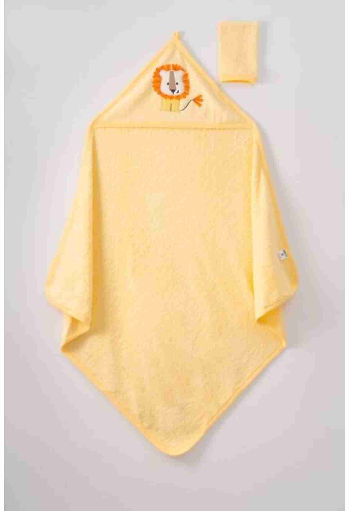Towel and Bathrobe - 100x100 BEBE KAPŞONLU HAVLU 1072-364 - Brand: Ramel Kids - Kids & Bby Clothes From TheBS Kids Turkey